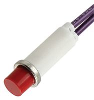 VCC / VISUAL COMMUNICATIONS COMPANY 2194A1-28V INCANDESCENT INDICATOR, PANEL MNT, RED