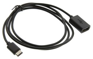 MULTICOMP PRO C06026-00004 3  USB 2.0 A Female to Type-C Male Exten