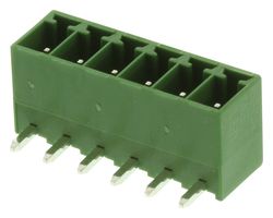MULTICOMP PRO MCTE-03A06 TERMINAL BLOCK HEADER, RIGHT ANGLE, 6 PO
