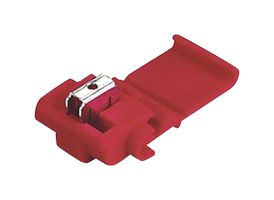 3M 558-POUCH TERMINAL, WIRE TAP, 22-16AWG, RED