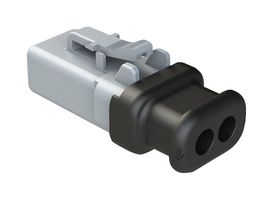 AMPHENOL SINE/TUCHEL ATP06-2S-SR01. STRAIN RELIEF, 2POS, THERMOPLASTIC, GRY