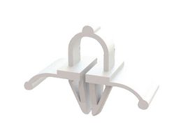 ESSENTRA COMPONENTS SRC-4-01 CABLE CLAMP, NYLON 6.6, NATURAL, 25.7MM