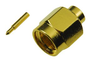 AMPHENOL RF 132102. RF/COAXIAL, SMA PLUG, STRAIGHT, 50 OHM,