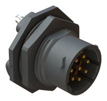 AMPHENOL SINE/TUCHEL RTS712ND8P0332. CIRCULAR CONNECTOR, 8POS, RCPT, JAM NUT