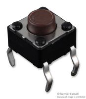 MULTICOMP PRO MC32829 SWITCH, TACTILE SPST, 50mA, THROUGH HOLE
