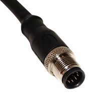 MUELLER ELECTRIC BU-1406094 CORDSET, 8-POSITION MALE STRAIGHT-OPEN E