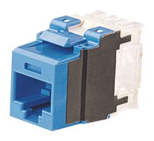 PANDUIT NK688MBU CAT6 RJ45 MODULAR JACK, 8 POSITION, 1 PO