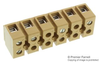 WEIDMULLER 0620120000 TERMINAL BLOCK, STANDARD, 6 POSITION, 22