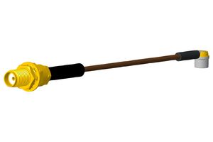AMPHENOL RF 095-668-45069-1 RF CABLE, SMA JACK-R/A PROBE PLUG, 11.8"