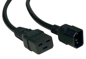 EATON TRIPP LITE P047-006 POWER CORD, IEC C14-IEC C19, 6FT, 15A