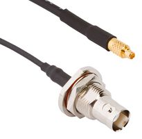 AMPHENOL RF 095-850-206-024 CBL ASSY, BNC BLKHD JACK-MMCX PLUG