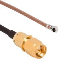 AMPHENOL RF 095-902-516-300 CABLE ASSY, SMA PLUG-AMC R/A PLUG, 11.8"