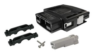 ANDERSON POWER PRODUCTS SBSX75A-PLUG-KIT-GRA RECT PWR HOUSING KIT, PLUG, 2POS, PC/PBT