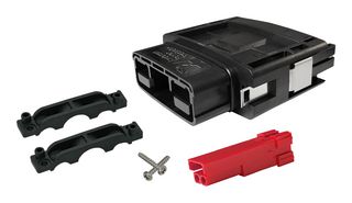 ANDERSON POWER PRODUCTS SBSX75A-PLUG-KIT-RED RECT PWR HOUSING KIT, PLUG, 2POS, PC/PBT