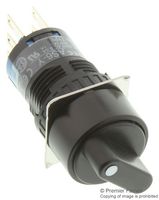 IDEC AS6M-2Y2P SWITCH, SELECTOR, DPDT, 1A, 240V