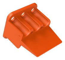AMPHENOL SINE/TUCHEL AWP-6S. WEDGELOCK, 6POS, THERMOPLASTIC, ORANGE