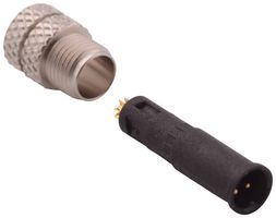 NORCOMP 850-004-103RLU1. SENSOR CONNECTOR, M5, PLUG, 4POS, CABLE