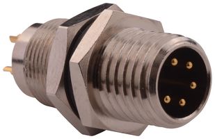 NORCOMP 855-005-103R001. SENSOR CONNECTOR, M8, PLUG, 5POS, PANEL