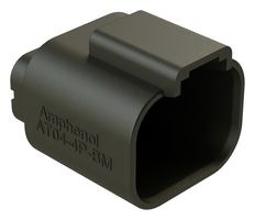 AMPHENOL SINE/TUCHEL AT04-4P-BM04 RECTANGULAR CONN, RCPT, 4POS, PCB, BLK