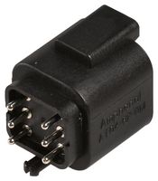AMPHENOL SINE/TUCHEL AT04-6P-BM03 RECTANGULAR CONN, RCPT, 6POS, PCB, BLK