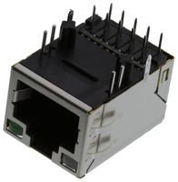 TRP CONNECTOR/BEL 2250015-2 RJ45 CONN, R/A JACK, 8P8C, 1PORT, TH