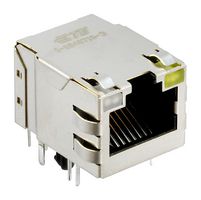 TRP CONNECTOR/BEL 2250015-3 RJ45 CONN, R/A JACK, 8P8C, 1PORT, TH