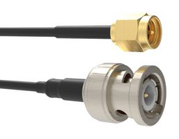 AMPHENOL RF 095-850-249-003 RF CABLE, BNC PLUG-SMA PLUG, 3"