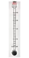 DWYER VFB-53-SSV. FLOWMETER, 10 TO 100SCFH, 100PSI