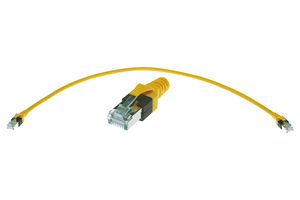 Harting 09474747113 Patch Cable, Rj45 Plug, Cat6A, 3M, Yel