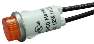 WAMCO WL-1090C3-28V LAMP, INCANDESCENT INDICATOR, 28V, 40mA,