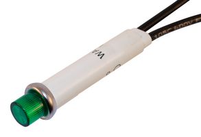 WAMCO WL-2152A5 NEON INDICATOR, 115VAC, 1.5mA, GREEN