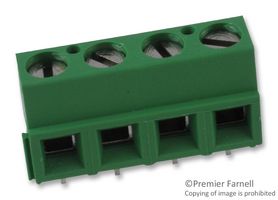 BUCHANAN - TE CONNECTIVITY 282837-4 TERMINAL BLOCK, PCB, 4 POSITION, 30-16AW