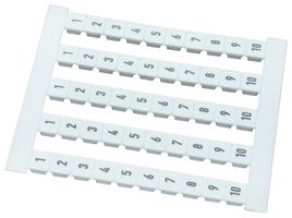 WEIDMULLER 0460660001 TERMINAL MARKER, 1-10, 5MM