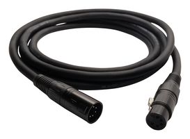 IO AUDIO TECHNOLOGIES IO-DMX5-50-P CABLE ASSY, 5P XLR JACK-XLR PLUG, 50FT