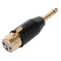 Mcm 27-4120 1/4 In Mono Male To Female Xlr - Gold