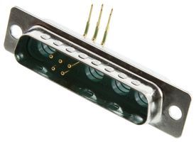 MOLEX / FCT 173107-0098. FCT ML DSUB RA PC PLG 9W4