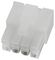 39-01-2080 MOLEX, Connector Housing, Nylon 66, Natural, Mini-Fit Jr ...