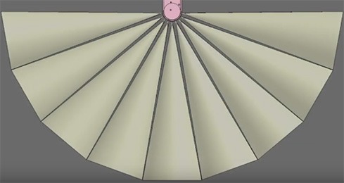 180° Scanning with Nine Sensor