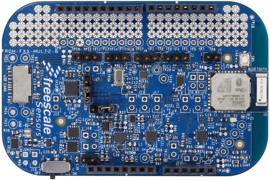 NXP Bluetooth 12-axis sensing evaluation board